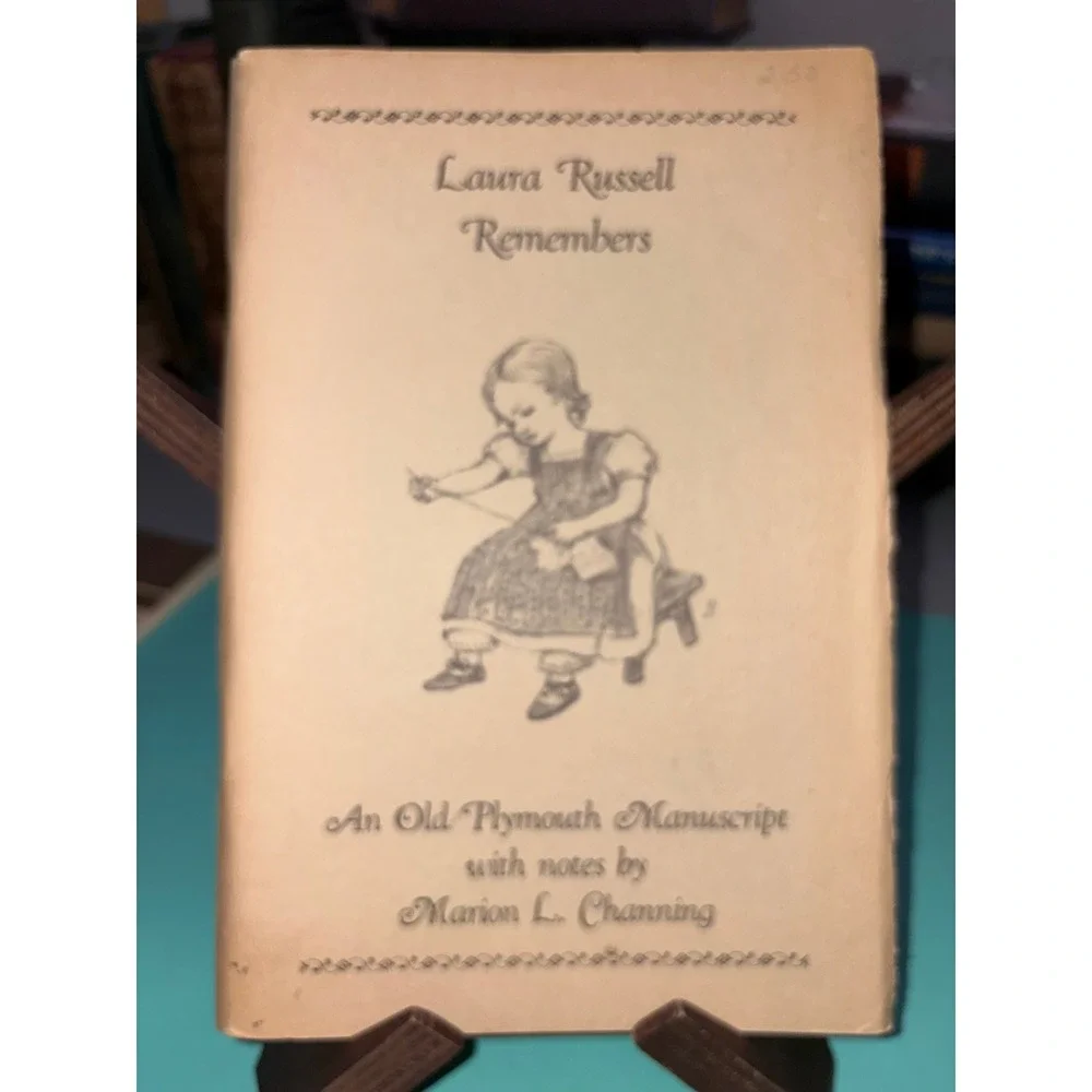 Laura Russell Remembers Old Plymouth Manuscript Marion Channing 1970 Booklet‎